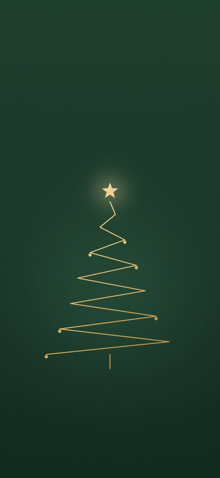 Little Pines: Gold Tree, the free wallpaper from this pack