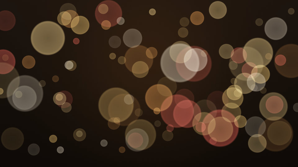 Golden Bokeh, desktop preview