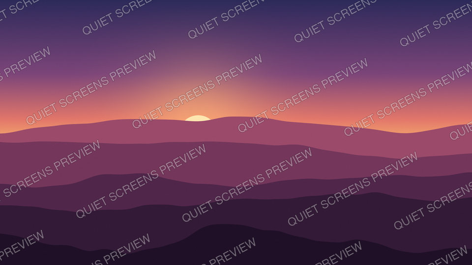 Sunset, desktop preview